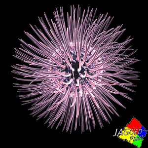 3d retro virus model