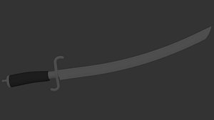 pirate sword 3d model