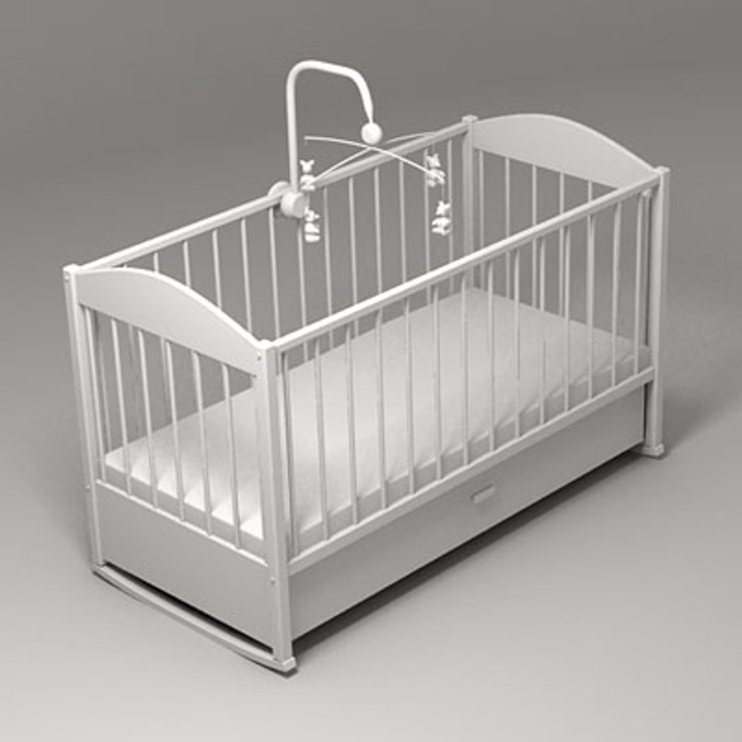 3d model crib carousel toy