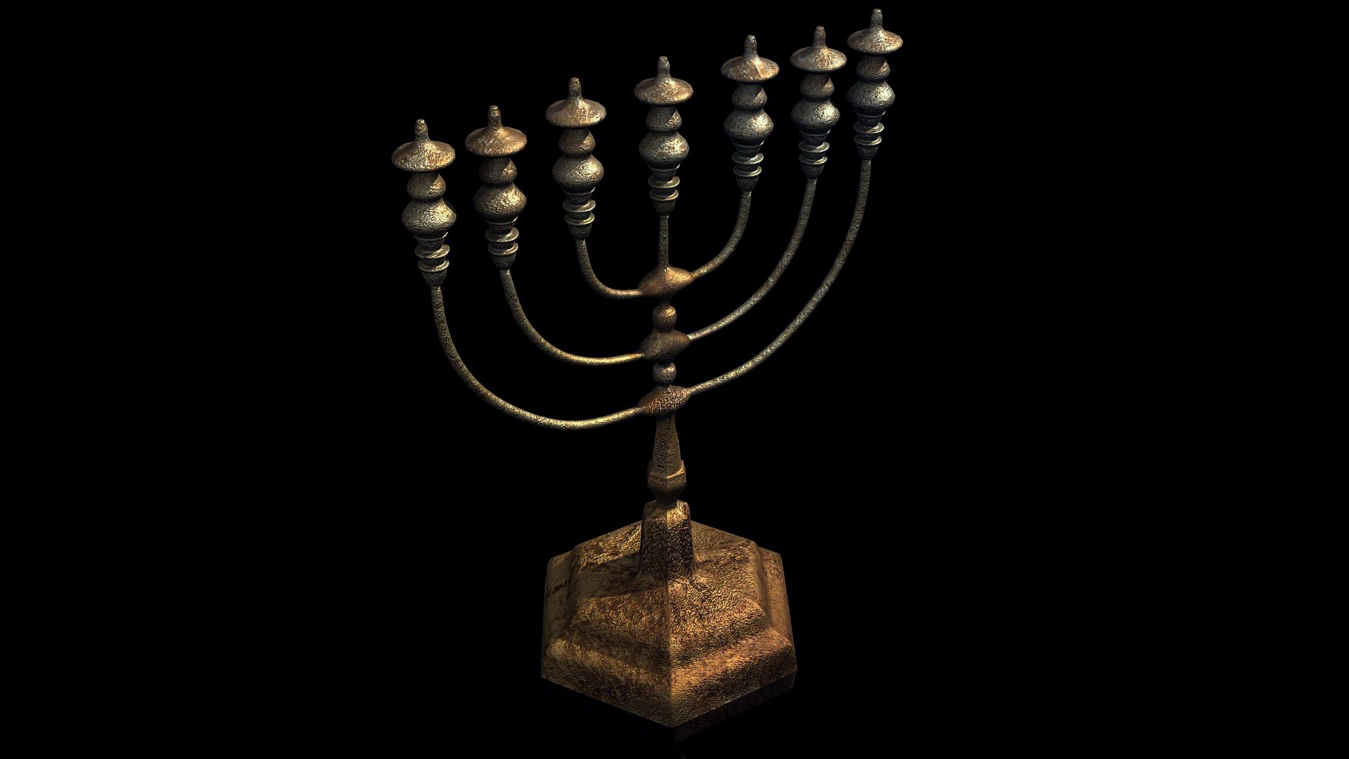 3D hannukah menorah https://p.turbosquid.com/ts-thumb/9J/usCMy6/PA/menorahart2/jpg/1682680503/1920x1080/fit_q87/cb30e4671fe03ea936a492261f3620df3efd0e39/menorahart2.jpg