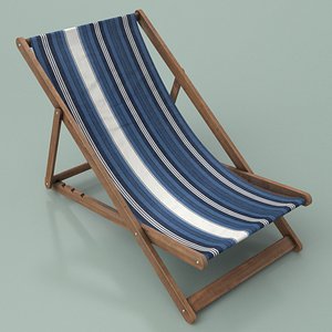 beach chair 3D model