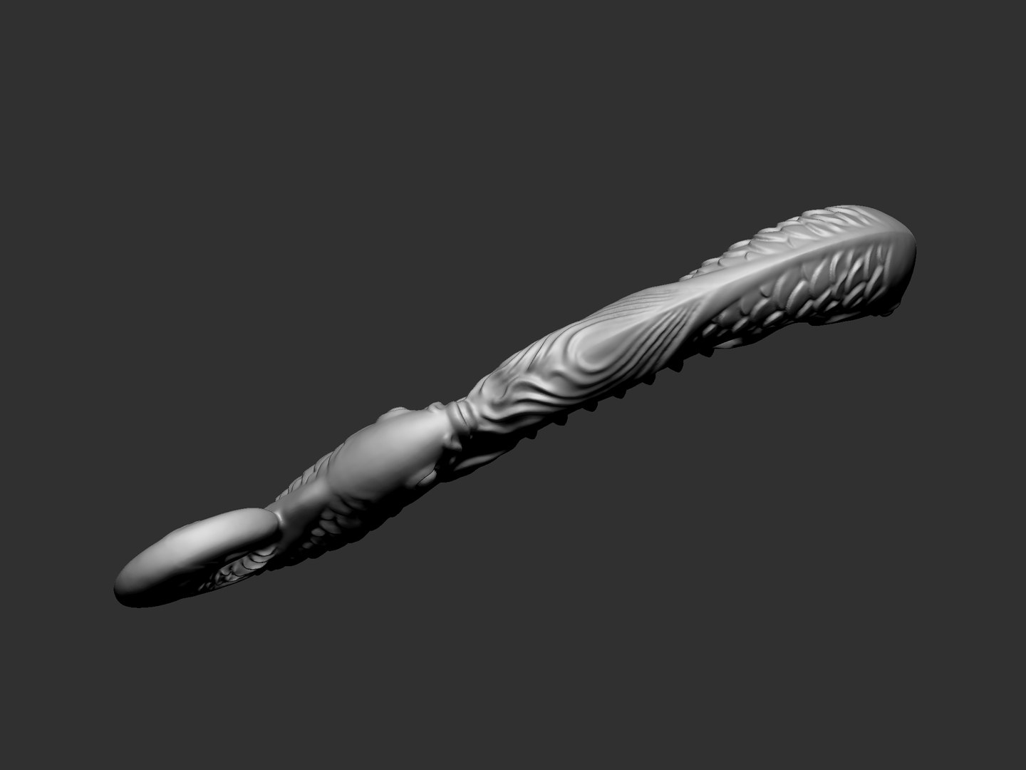 Comb With Two Fish 3D - TurboSquid 2169370
