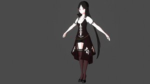 anime vampire girl model