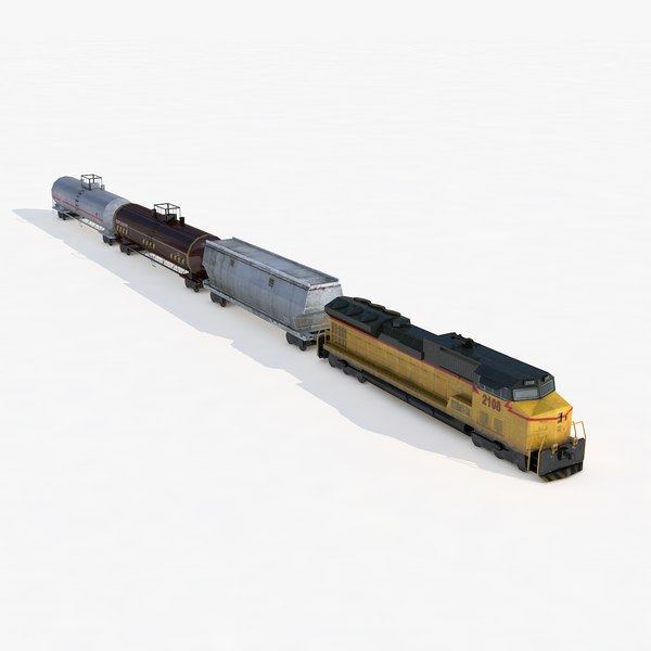 3D Railcar ISO Containers Carrier - TurboSquid 1762872