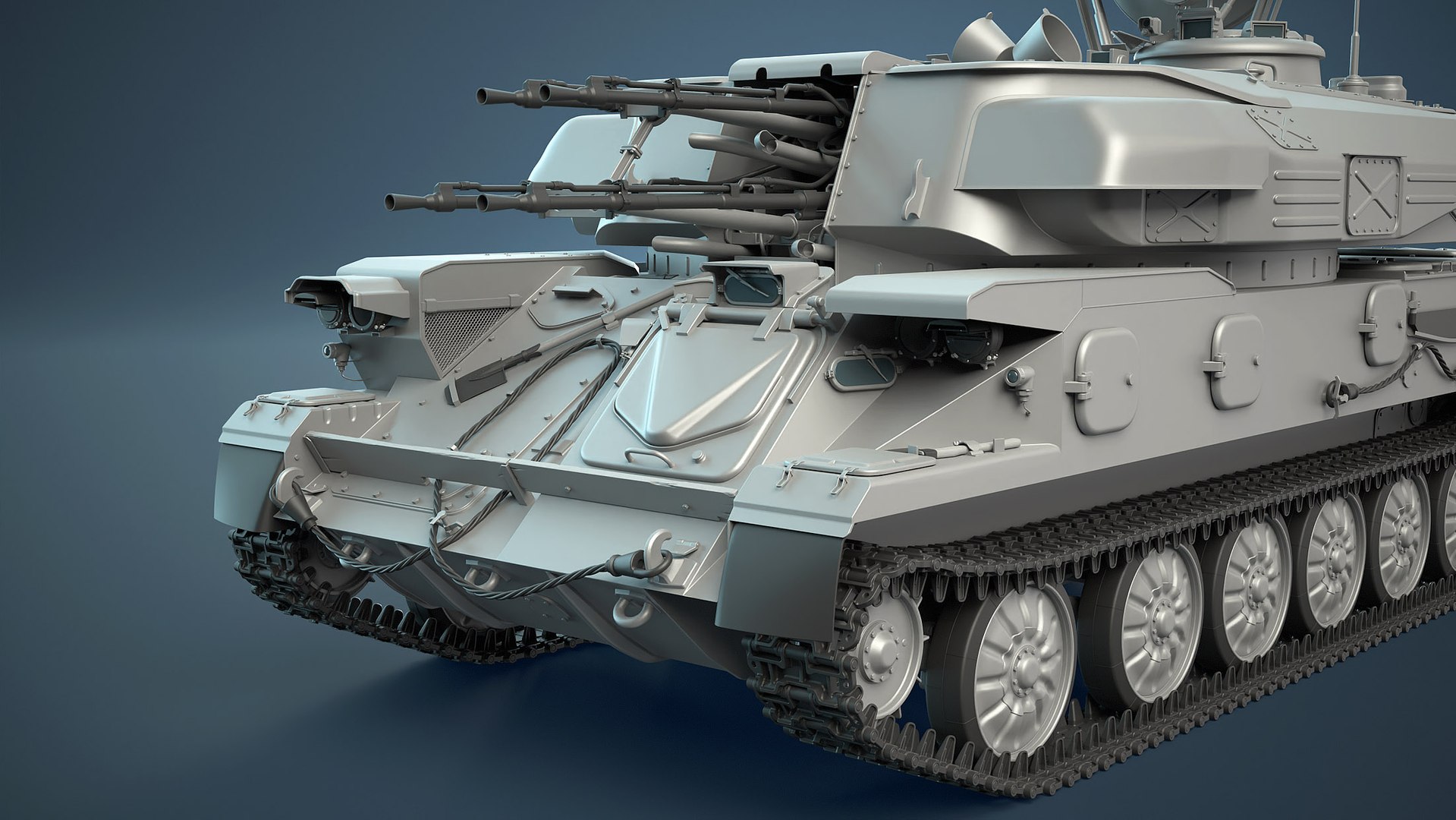 3D ZSU-23-4 Shilka High-Poly - TurboSquid 2150436