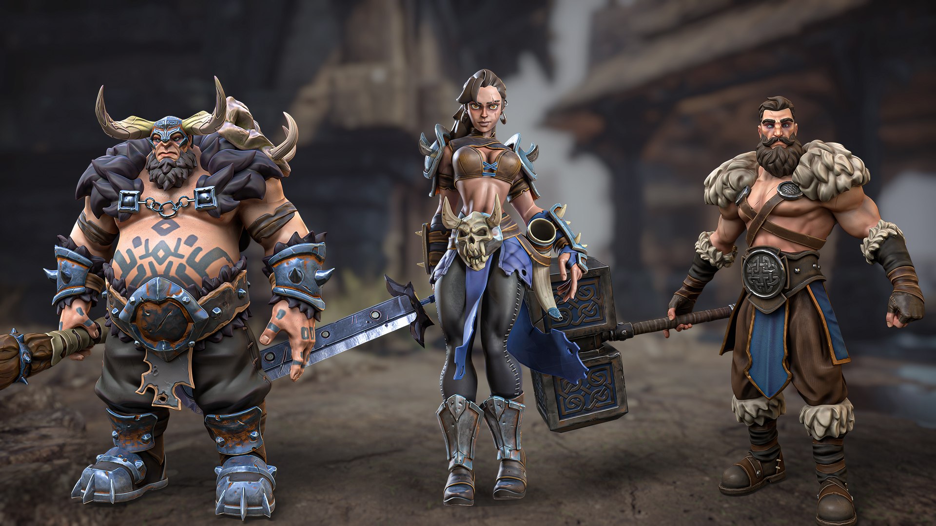 3D model Stylized Warrior Pack 1 - Hero Fantasy Medieval Characters - 46 https://p.turbosquid.com/ts-thumb/9K/6C7Ub3/ct/1turb/jpg/1718581698/1920x1080/fit_q87/719c84257fdfadffe24507cbfbebd39f8e12f87c/1turb.jpg