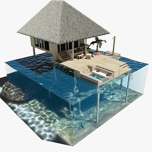 Overwater bungalow