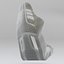 Asiento Racing RECARO Podium Rojo-Negro