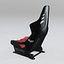 Asiento Racing RECARO Podium Rojo-Negro