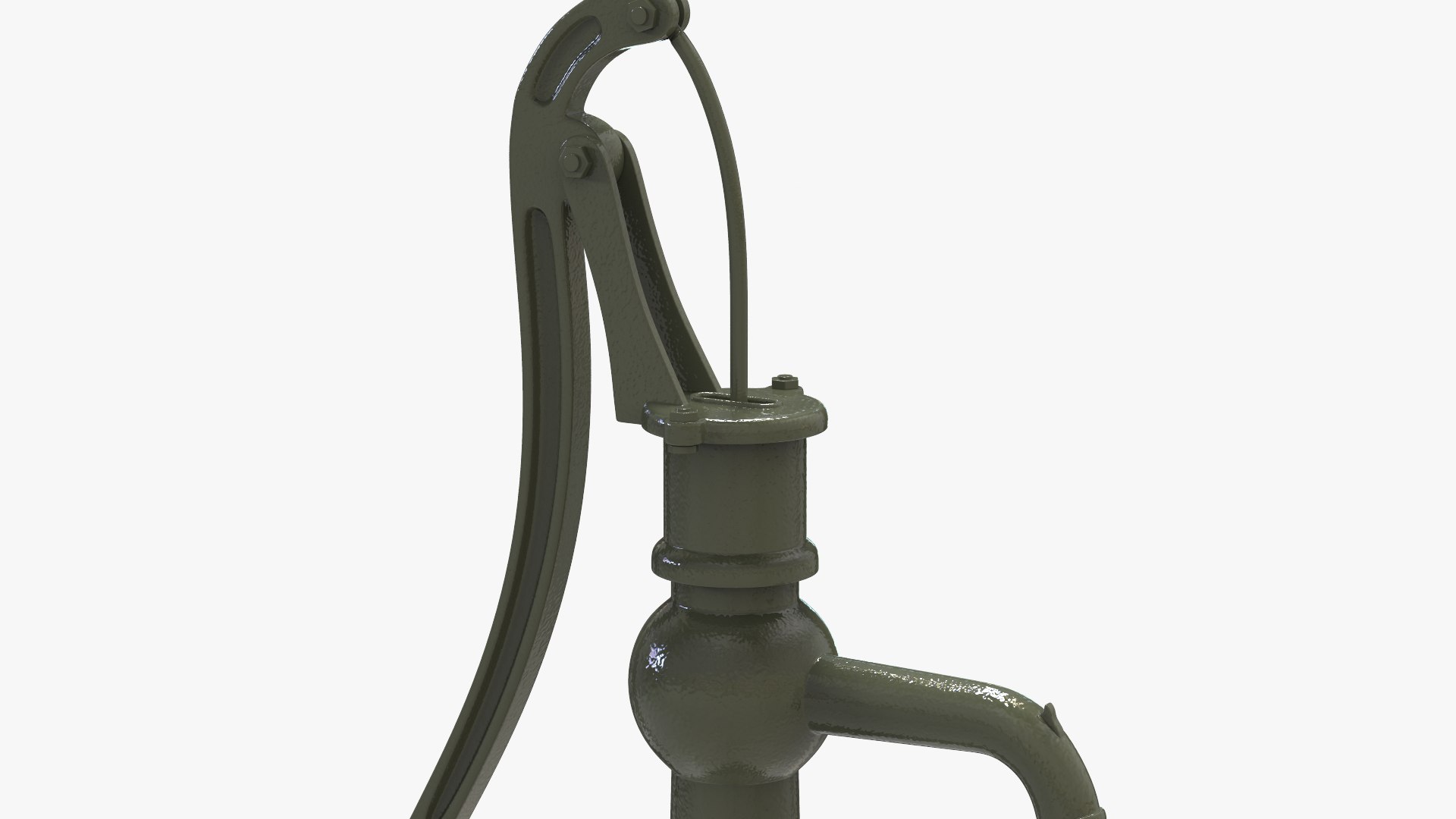 3D Model Vintage Water Pump - TurboSquid 2147736