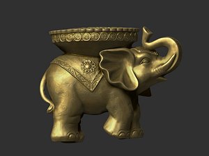 elephant seat 3D model