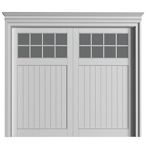 3D Automatic Classic Modern Garage Doors model