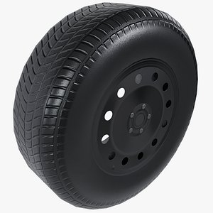 3D Rim And Tire V7