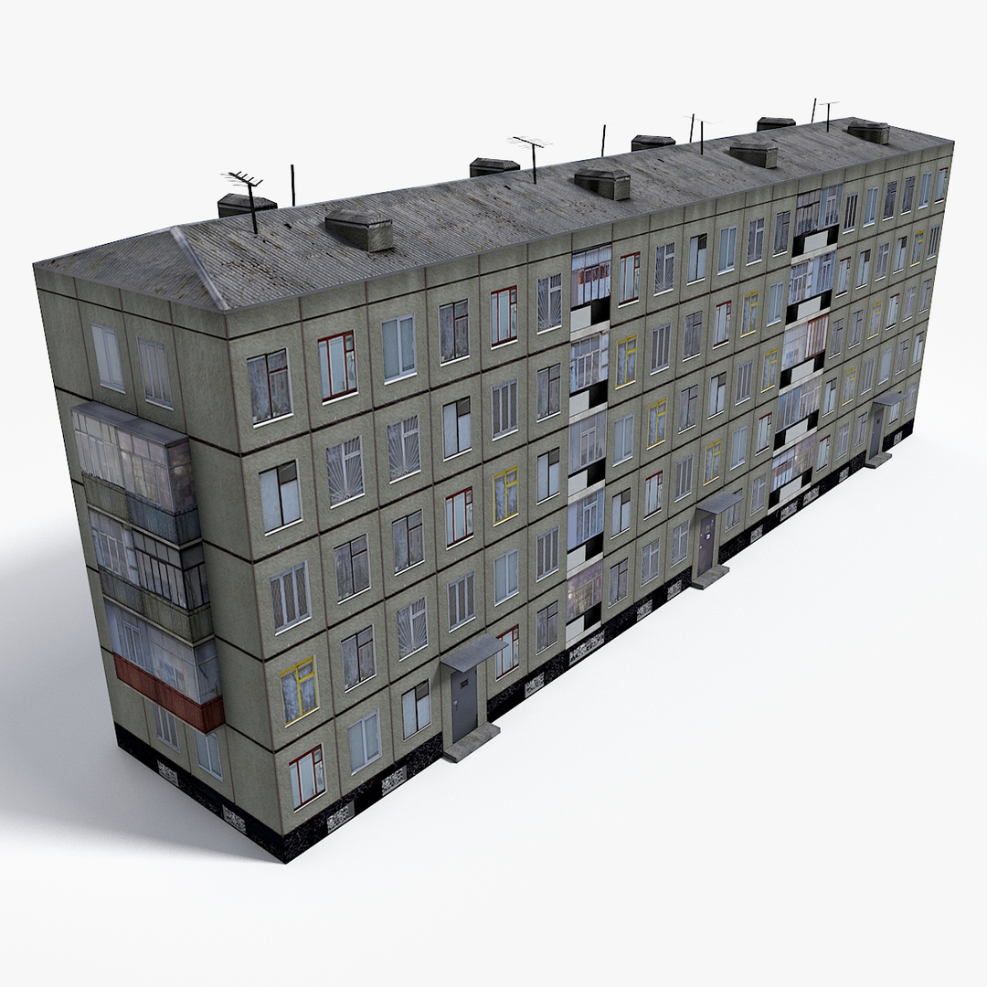 3д модель здания по фото