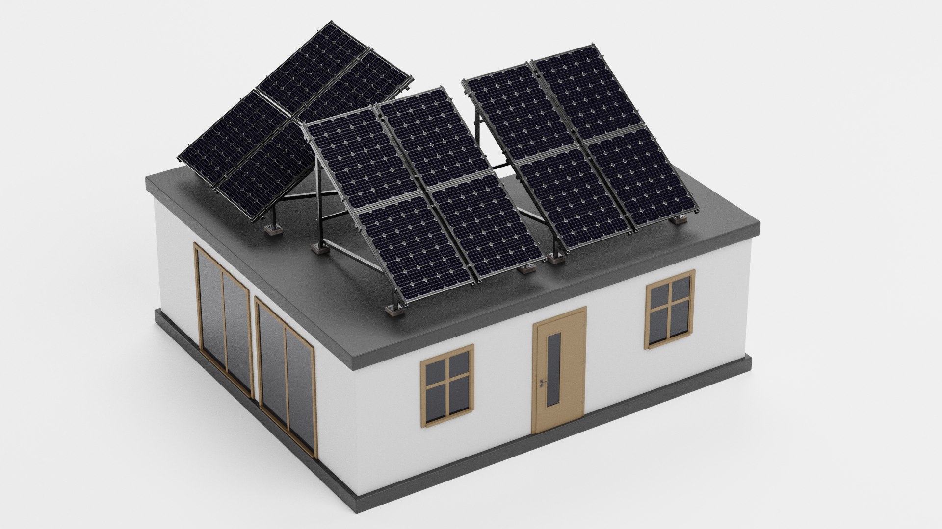 3D Solar House 4 - TurboSquid 1916852