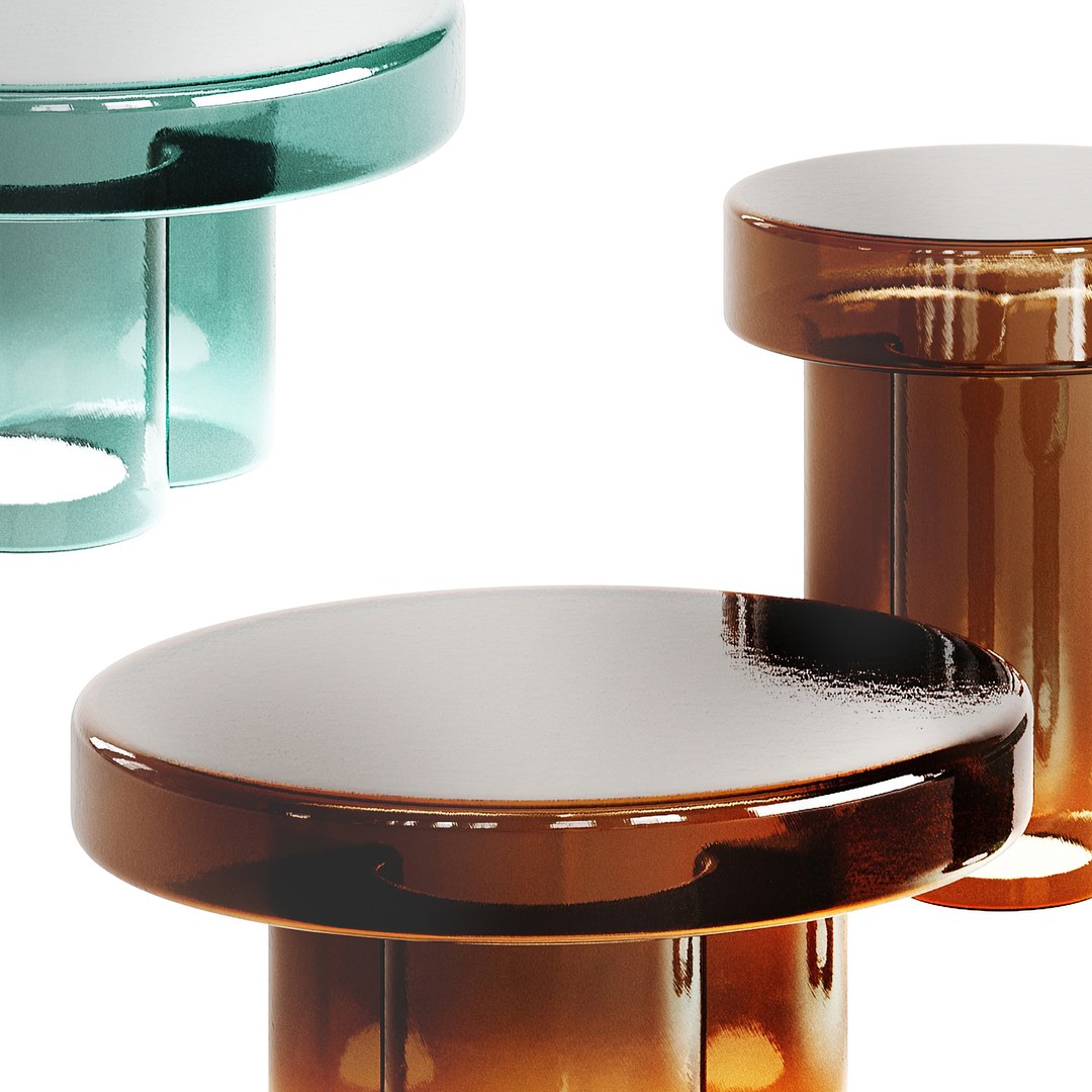 3D Miniforms SODA Glass Luxury Coffee Table Model - TurboSquid 2006189