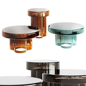 3D Miniforms SODA Glass Luxury Coffee Table model