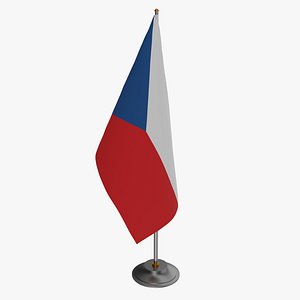3D Table Flag Czechia