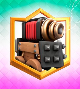 Clash Royale Sparky Card 3D model