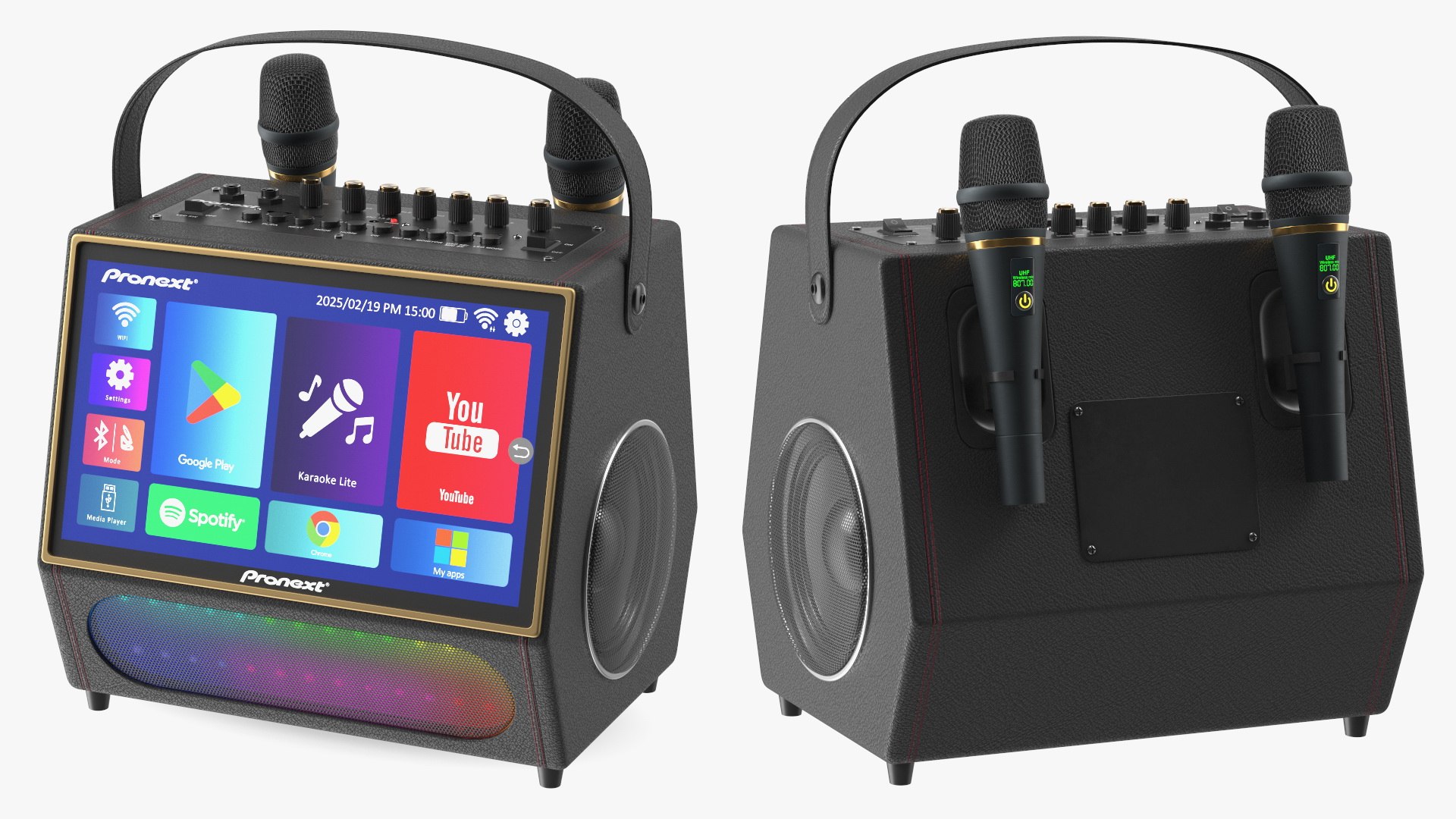 3D PRONEXT Karaoke Machine With 2 Microphones - TurboSquid 2381678