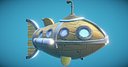 Steampunk Fish Submarine