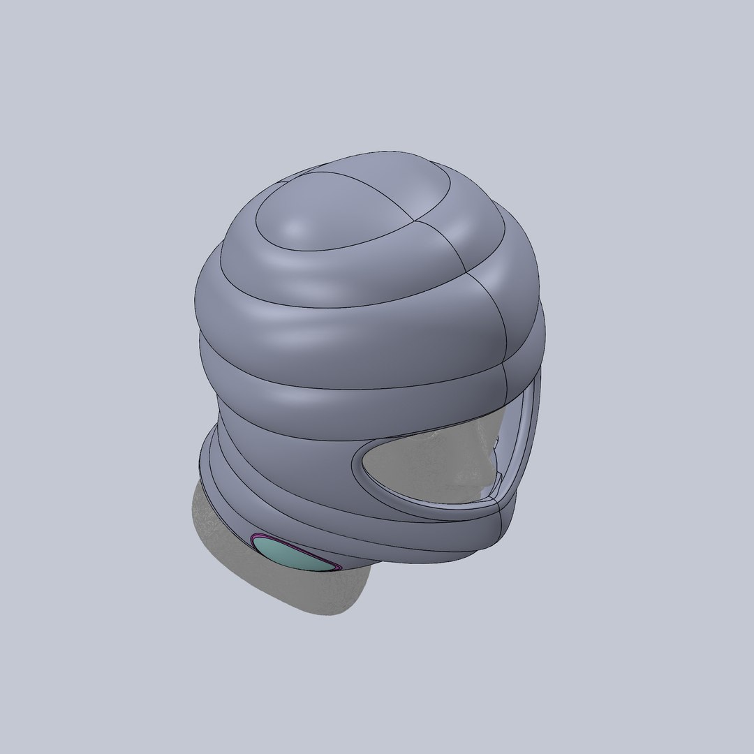 Conceptual GUERILLA Inflatable Cycling Helmet 3D Model TurboSquid 1961884