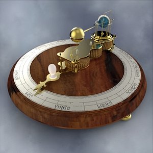 fergusons mechanical paradox orrery 3d model