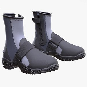 3D model Man and Woman in Dry Shoes 87