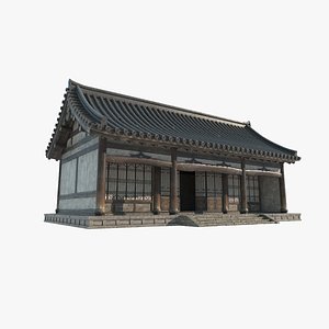 Side wing rooms in ancient Asian architecture
