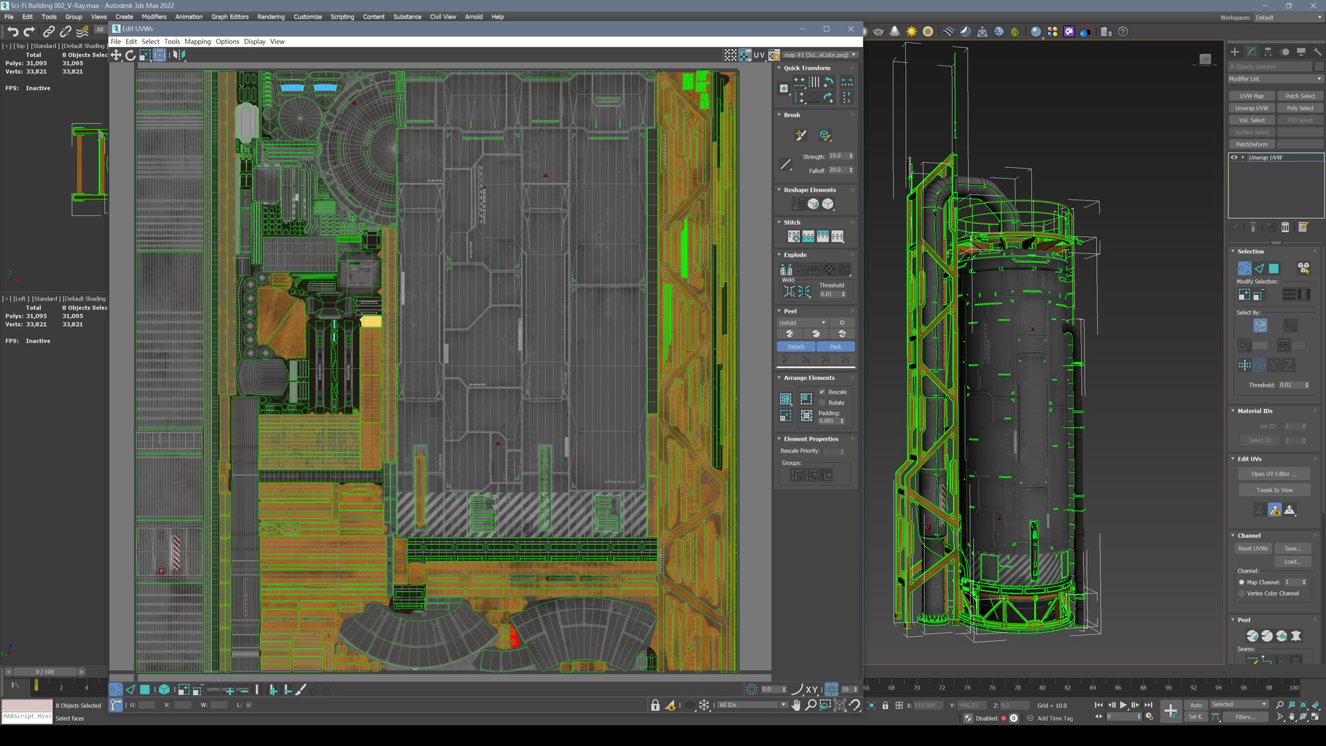 Sci-Fi Building 002 Industry Model - TurboSquid 2157030