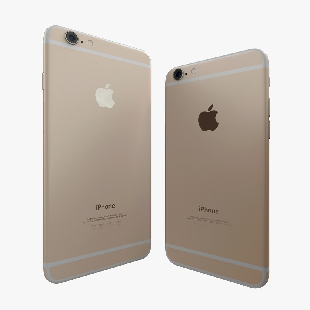 Apple Iphone 6 Gold 3d Max