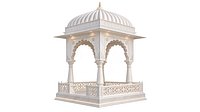 jharokha indian gazebo 3D model