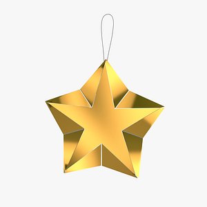 3d model christmas star 2