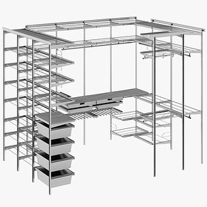 3D base mesh wardrobe