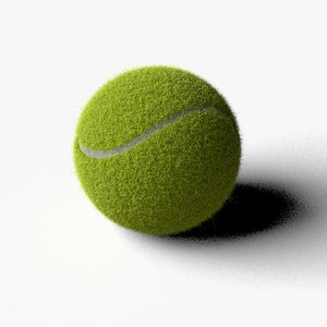 3d tennis ball model