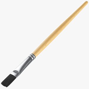 Flat Paint Brush 02