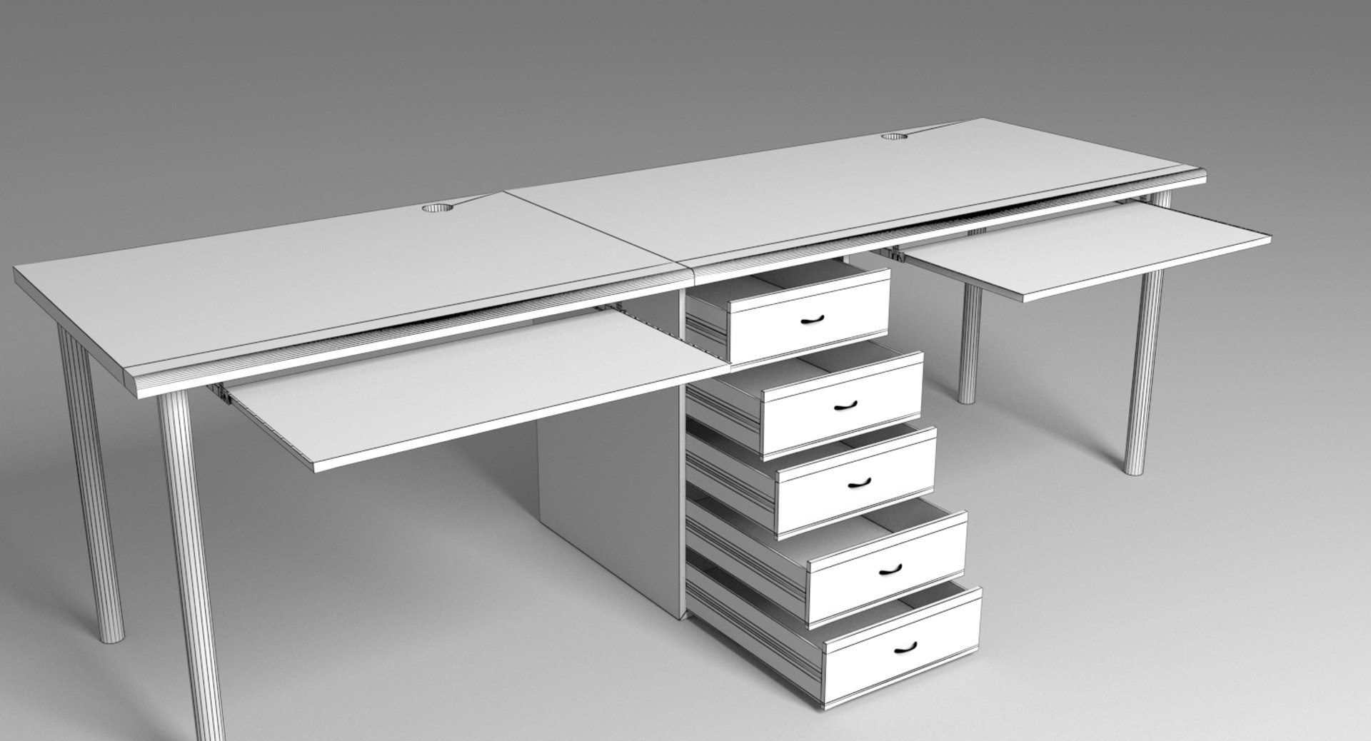 3D Model Table Computers - TurboSquid 1287278