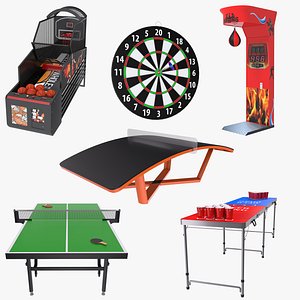 3D Table Games Collection 2 model