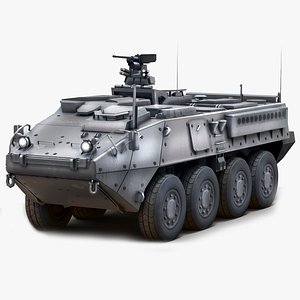 3d max stryker icv military vehicle