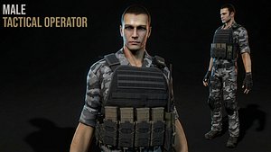 Male Tactical Operator