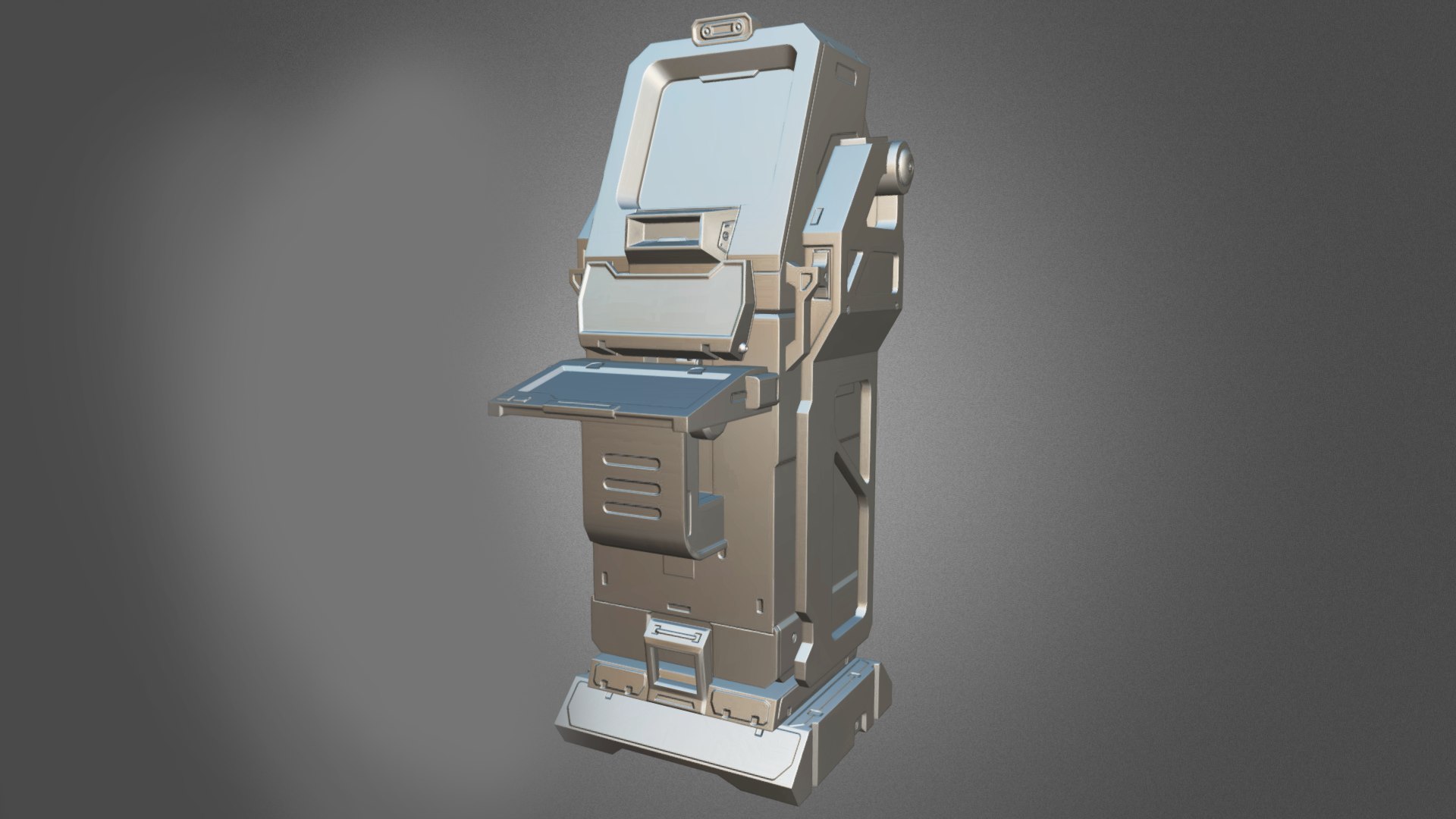 Sci-Fi Terminal 3D model https://p.turbosquid.com/ts-thumb/9K/sHkuz6/N7/screenshot930/png/1791527165/1920x1080/fit_q87/47c3dfc1fec21b6cfc674ddf3e95f783c9af1499/screenshot930.jpg