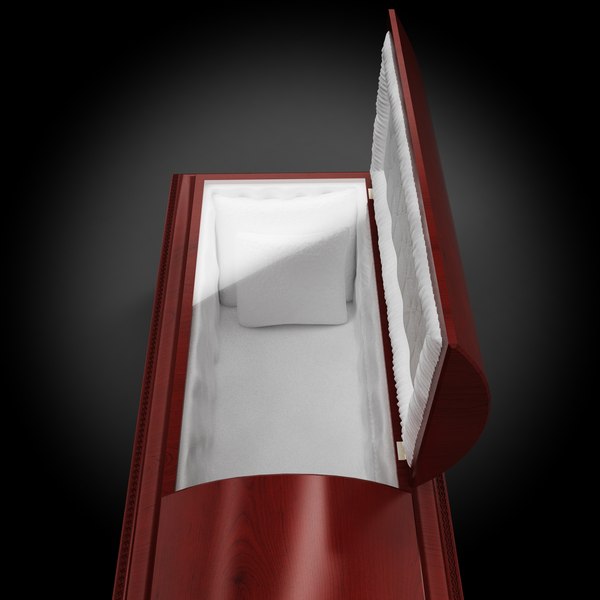 3d model of coffin casket
