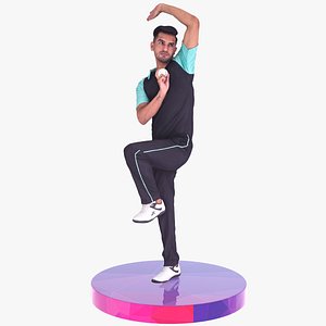 3D Indian Cricket Bowler