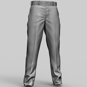 zbrush classic pants 3D model