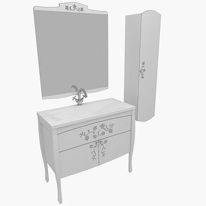 3d bathroom furniture model