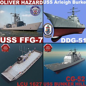 navy ships 3d model