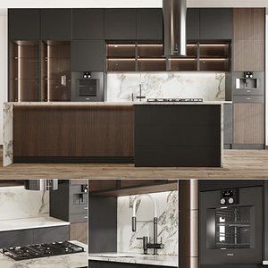 3D Kitchen 073 model