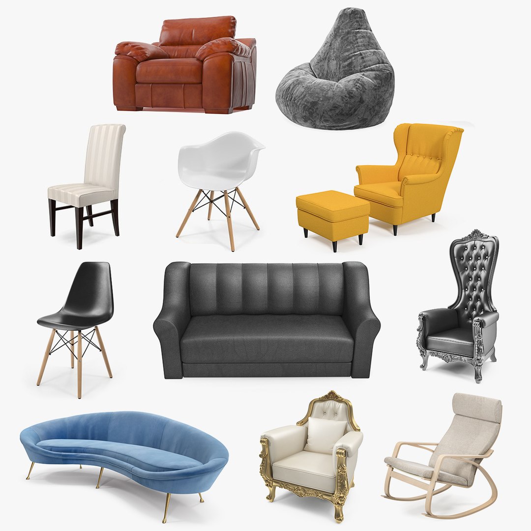 Furnishings Collection 5 3D model preview