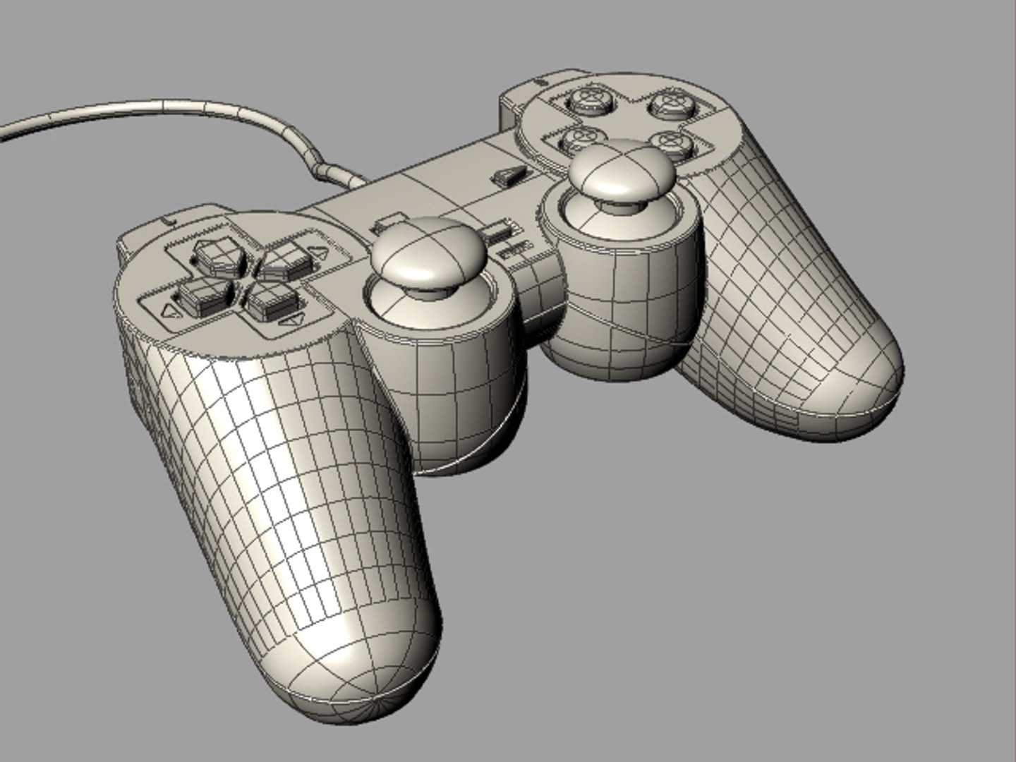 PS2 Controller - Joystick 3D model