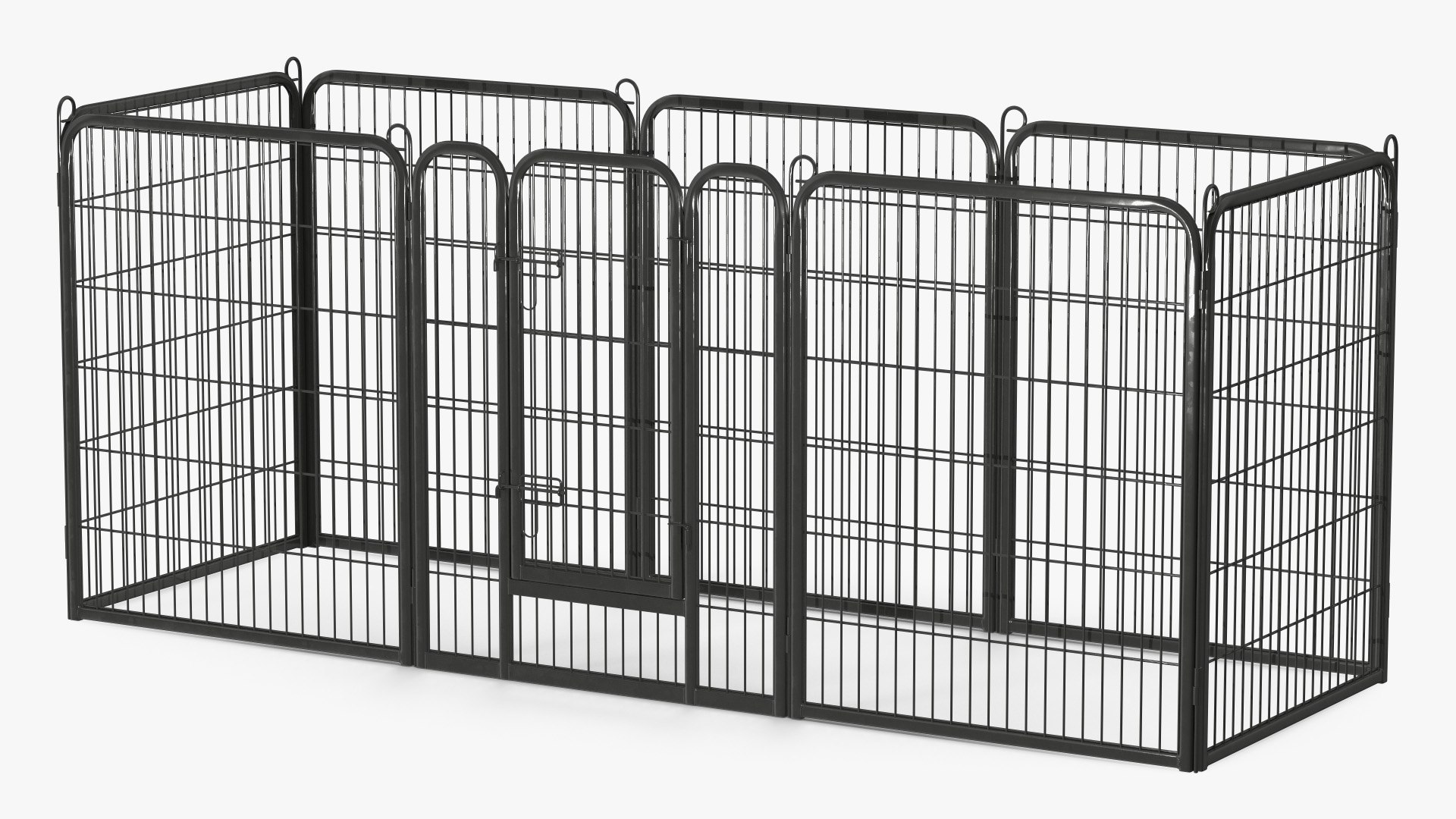 Small Rectangular Playpen for Dogs 3D model preview
